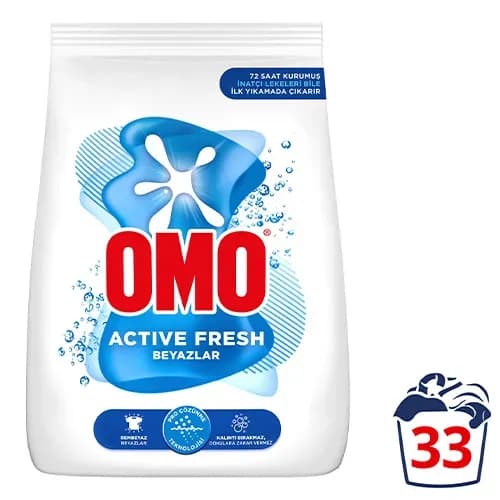 Omo Toz Çamaşır Deterjanı Active Fresh 36 Yıkama