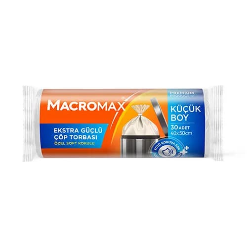 Macromax Extra Güçlü Çöp Torbası Küçük Boy