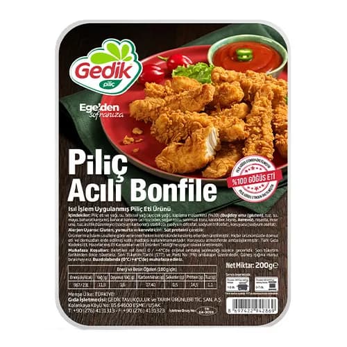 Gedik Piliç Acılı Çıtır Bonfile
