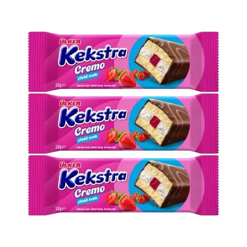 Ülker Kekstra Layer Çilekli Kek