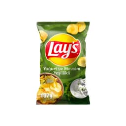 Lay's Yoğurt Mevsim & Yeşillikli Patates Cipsi Süper Boy