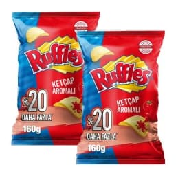 Ruffles Ketçap Aromalı Patates Cipsi Parti Boy