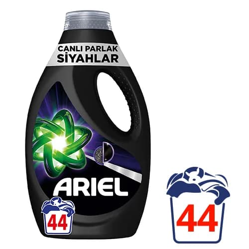 Ariel Sıvı Canlı Parlak Siyah 44 Yıkama