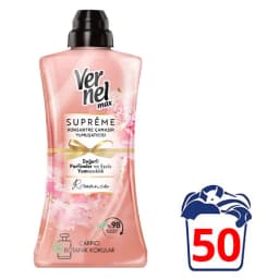 Vernel Max Supreme Konsantre Çamaşır Yumuşatıcı Romance 50 Yıkama