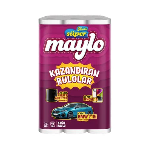 Maylo 3 Katlı Kağıt Havlu