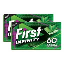 First 60 Dk Yeşil Nane Aromalı Şekersiz Sakız