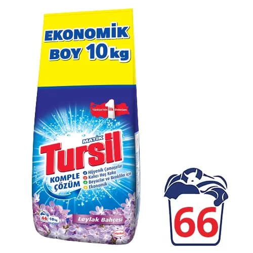 Tursilmatik Toz Çamaşır Deterjanı Leylak Bahçesi 66 Yıkama