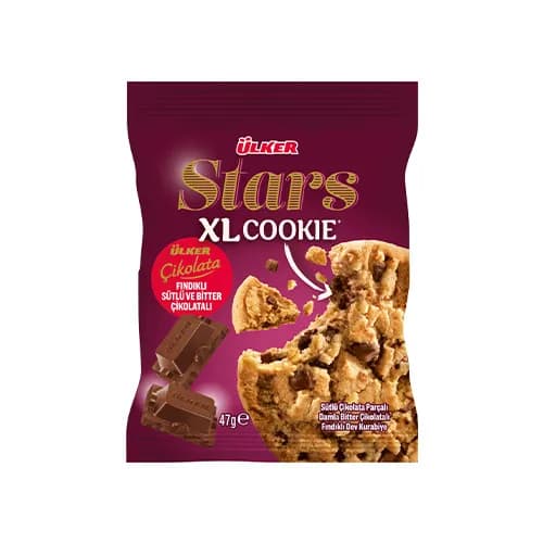 Ülker Stars Cookie Fındıklı Sütlü Çikolata