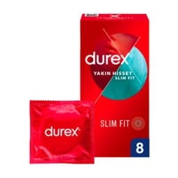Durex Yakın Hisset Slim Fit İnce Prezervatif