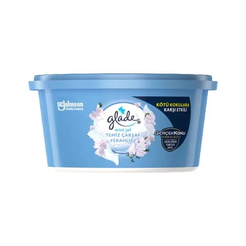 Glade Mini Jel Temiz Çarşaf Ferahlığı Oda Kokusu