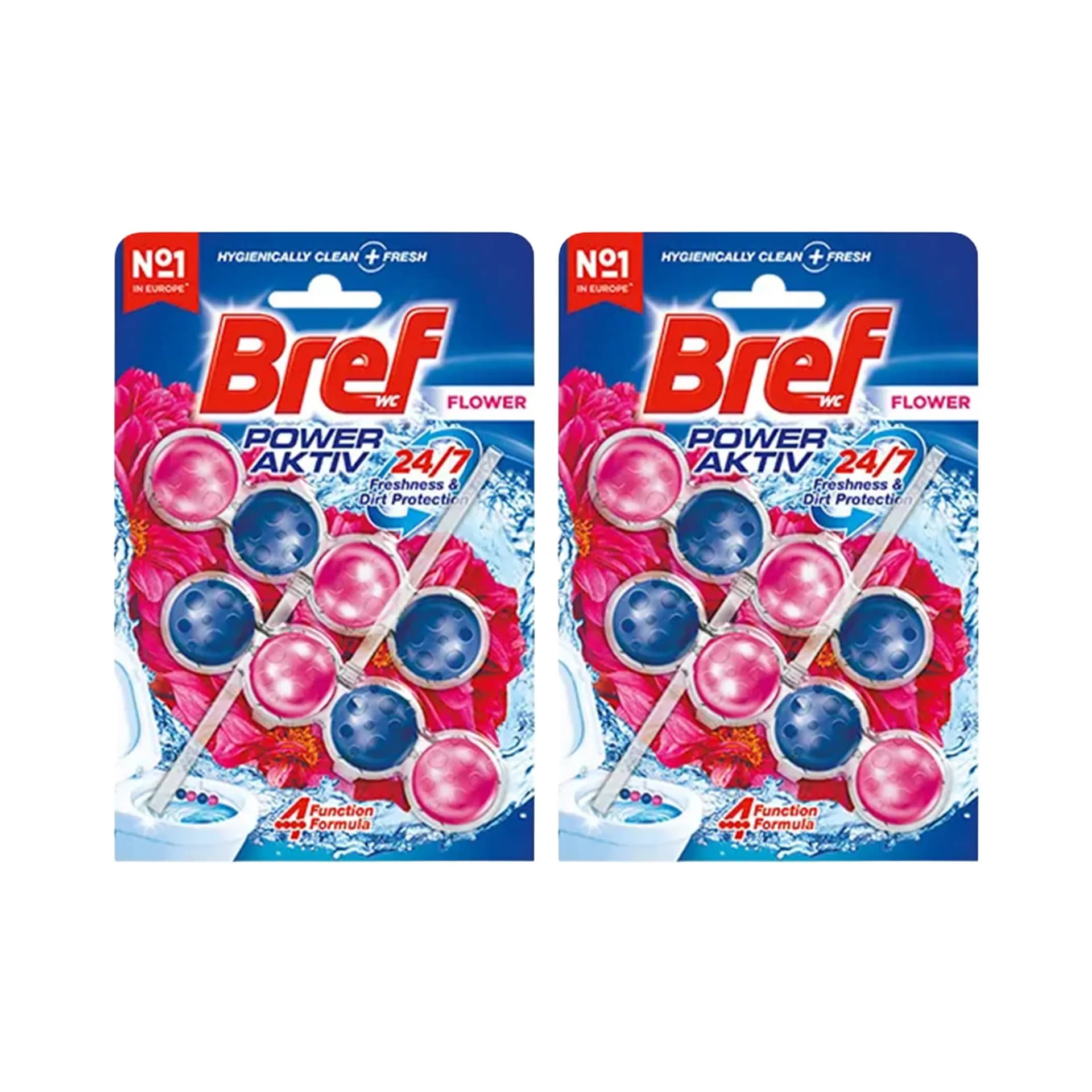 Bref Power Aktiv Katı Tuvalet Bloğu Çiçek