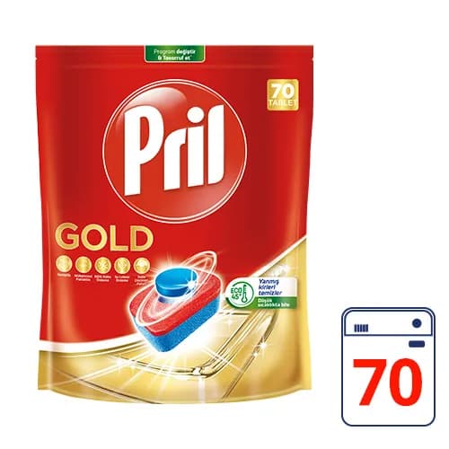 Pril Gold Bulaşık Makinesi Deterjanı Tablet