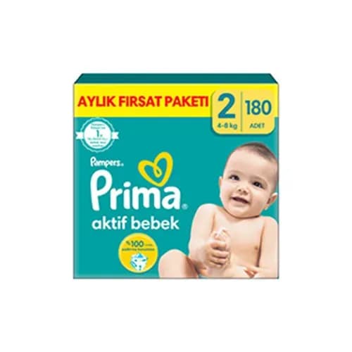 Prima Aktif Bebek Aylık Fırsat Paketi 2 Beden