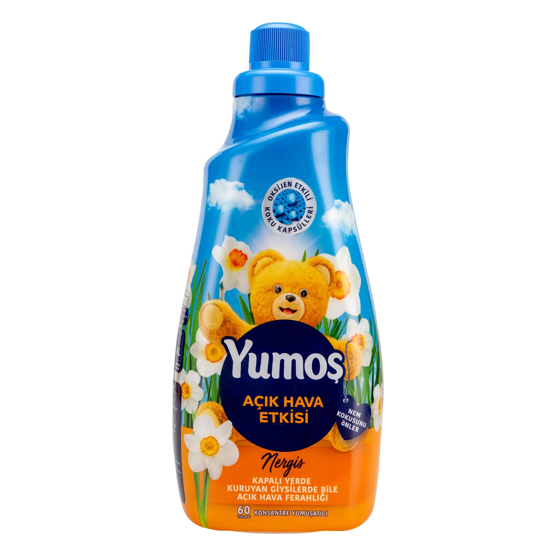 Yumoş Açık Hava Etkisi Konsantre Çamaşır Yumuşatıcısı Nergis 1440 Ml