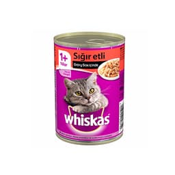 Whiskas Konserve Sığır Etli Kedi Maması