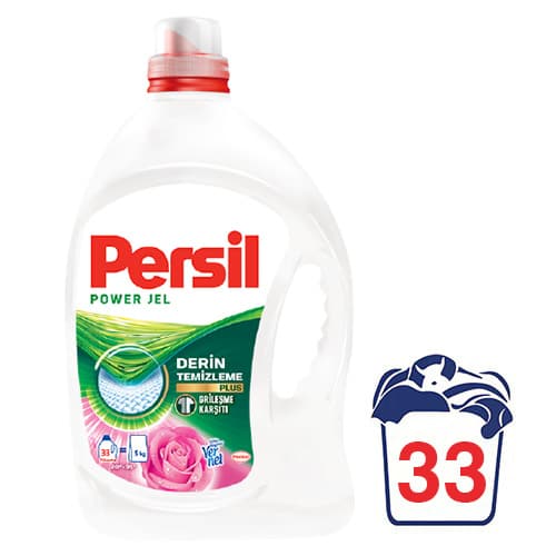 Persil Power Jel Sıvı Çamaşır Deterjanı Gülün Büyüsü 33 Yıkama