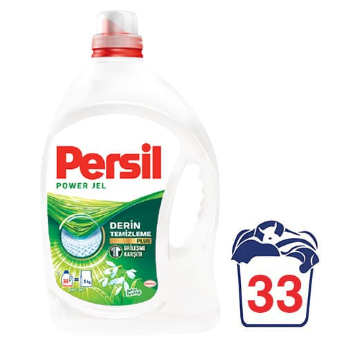 Persil Power Jel Sıvı Çamaşır Deterjanı Bahar 33 Yıkama