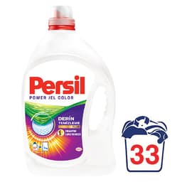 Persil Power Jel Sıvı Çamaşır Deterjanı Renkli 33 Yıkama