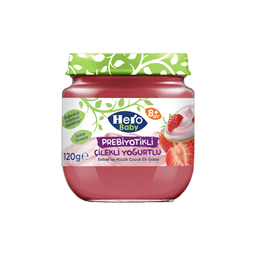 Hero Baby Prebiyotikli Çilekli Yoğurtlu Kavanoz Maması
