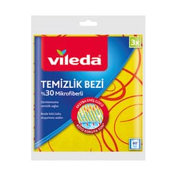 Vileda %30 Mikrofiberli Temizlik Bezi