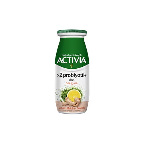 Activia Shot Limon & Zencefil & Matcha Probiyotikli İçecek