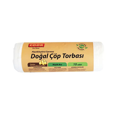 Cook Doğada Çözünür Çöp Torbası Büyük Boy