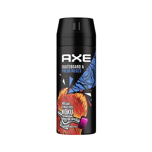 Axe Erkek Deodorant Sprey Kaykay & Taze Güller