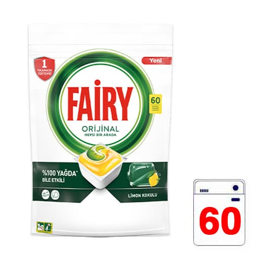 Fairy Hepsi Bir Arada Bulaşık Makinesi Deterjanı Kapsülü