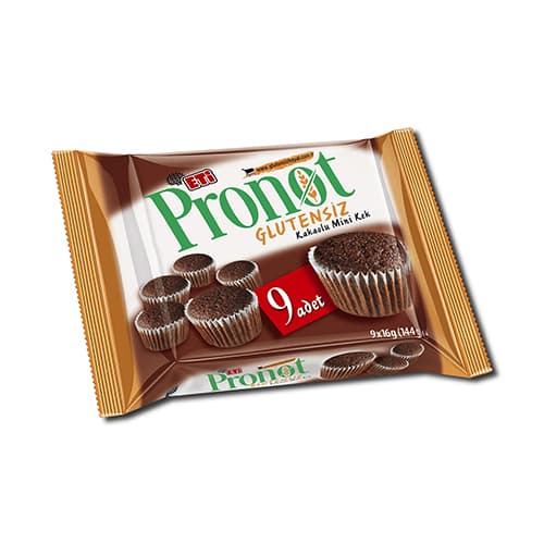 Eti Pronot Glutensiz Kakaolu Mini Kek