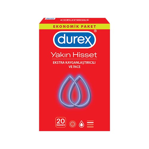 Durex Yakın Hisset İnce Prezervatif