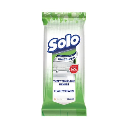 Solo Tüm Yüzeyler Islak Temizlik Mendili