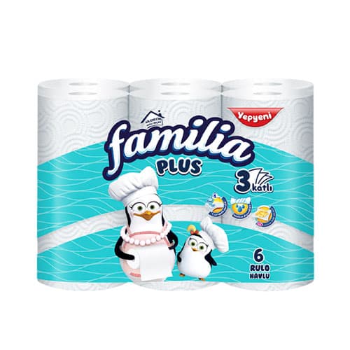 Familia Plus 3 Katlı Kağıt Havlu