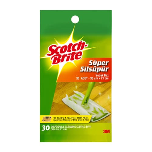 Scotch Brite Süper Sil Süpür Paspas Yedek Bez