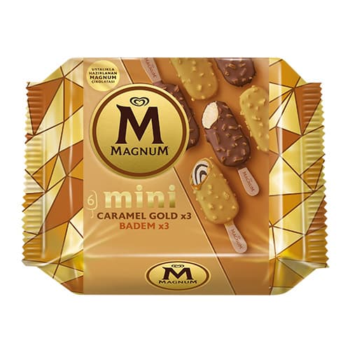 Magnum Mini Karamel Gold & Badem