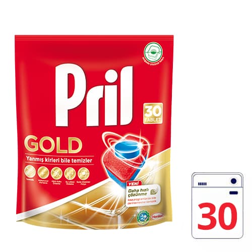Pril Gold Bulaşık Makinesi Deterjanı Tablet