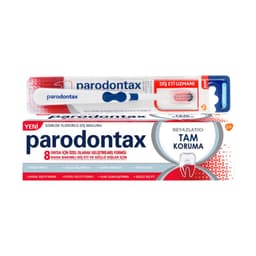 Parodontax Tam Koruma Beyazlatıcı Diş Macunu & Diş Eti Uzmanı Fırçası