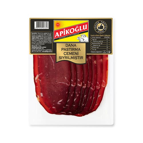 Apikoğlu Çemeni Sıyrılmış Pastırma