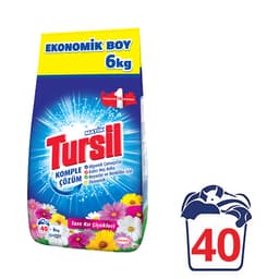 Tursilmatik Toz Çamaşır Deterjanı Taze Kır Çiçekleri 40 Yıkama