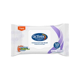 Activex Antibakteriyel Islak Mendil Hassas