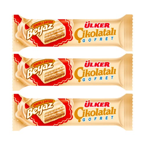 Ülker Beyaz Çikolatalı Gofret