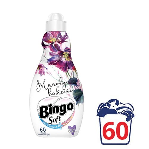 Bingo Konsantre Çamaşır Yumuşatıcı Soft Manolya Bahçesi 60 Yıkama