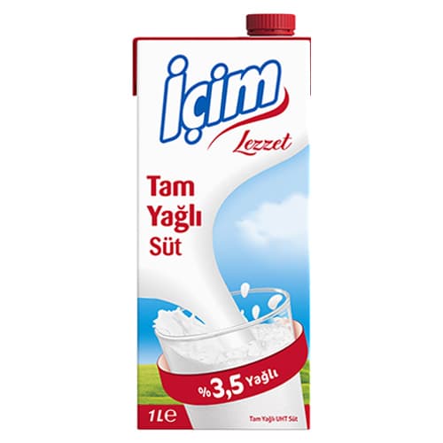 İçim Lezzet %3,5 Tam Yağlı Süt