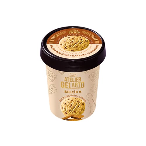 Atelier Gelarto Belçika Bisküvisi & Karamel