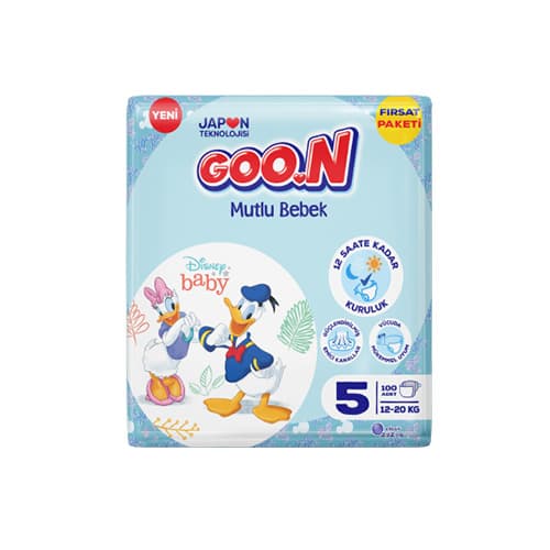 GOO.N Mutlu Bebek Bezi 5 Beden Fırsat Paket