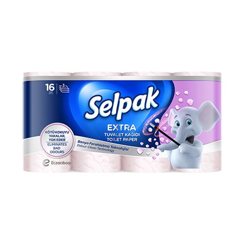 Selpak Extra Banyo Ferahlatma Teknolojisi Tuvalet Kağıdı