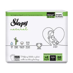 Sleepy Natural Bantlı Bez Maxi Plus 4+ Beden