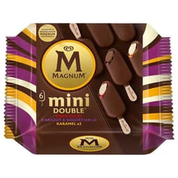 Magnum Mini Double Çikolata Karadut Böğürtlen Karamel 6 x 57.5 Ml