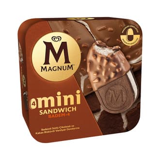 Magnum Mini Sandwich Badem 4 X 100 Ml