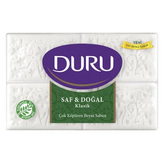 Duru Saf&Doğal Klasik Beyaz Kalıp Sabun 600 G
