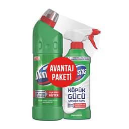Domestos Köpük Çam 450 Ml + Domestos Dağ Esintisi 750 Ml